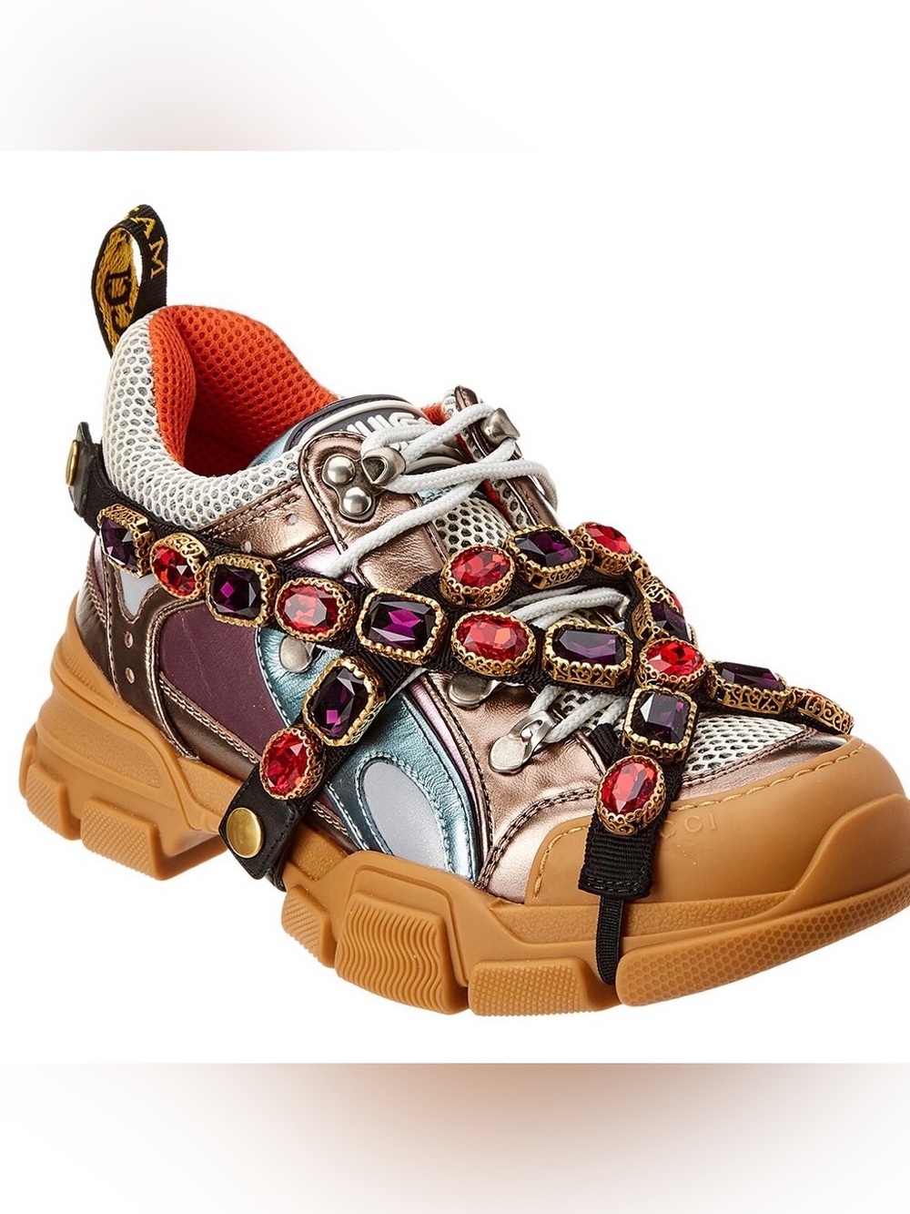 Gucci Flashtrek Rhinestone Womens Sneakers - Size 36/6 US